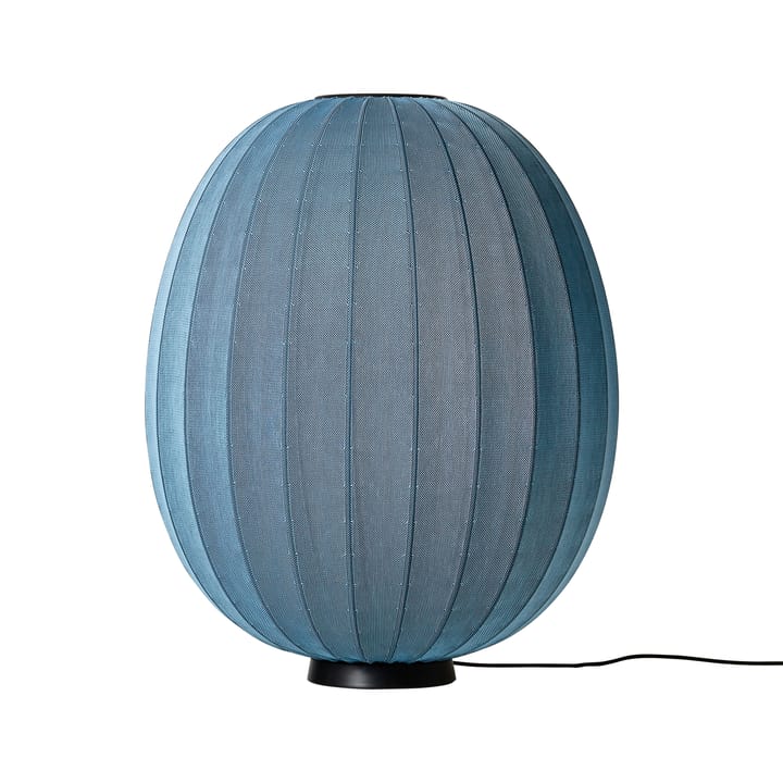 Lámpara de pie Knit-Wit 65 High Oval Level - Blue stone - Made By Hand