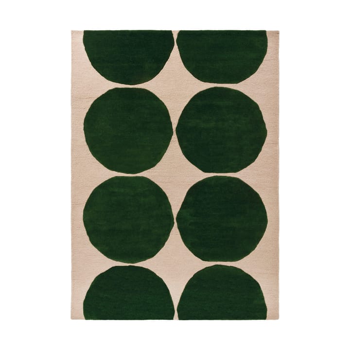Alfombra de lana Isot Kivet - Green, 250x350 cm - Marimekko