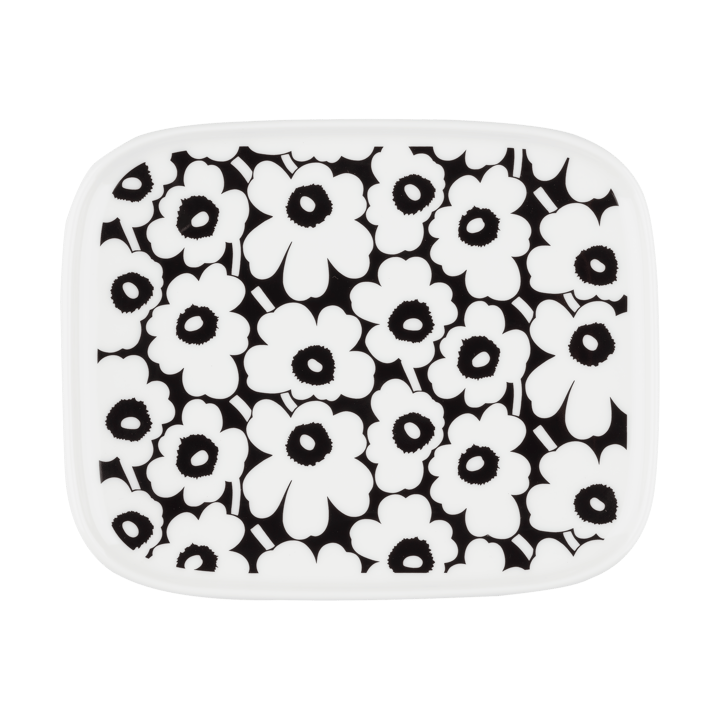 Platillo Pikkuinen Unikko 12x15 cm - Black-white - Marimekko