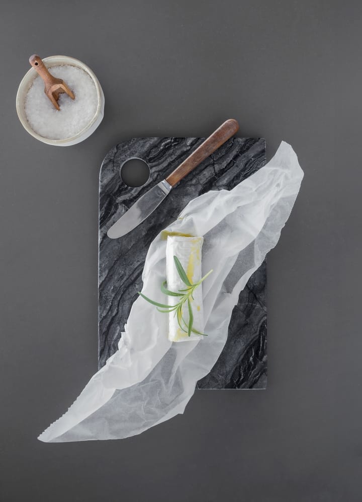 Bandeja Marble medium 20x30 cm - Black-grey - Mette Ditmer