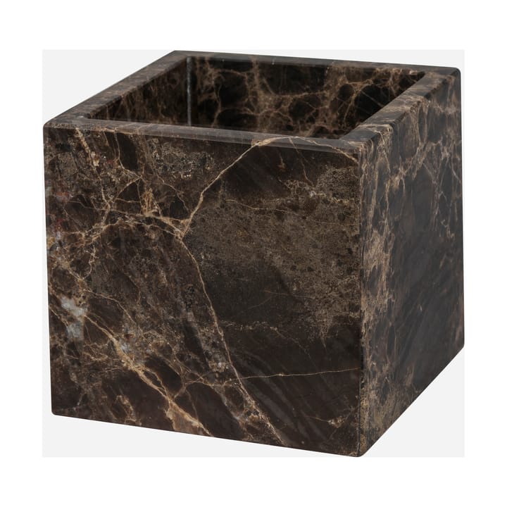 Cubo Marble 8,5x8,5 cm - Brown - Mette Ditmer