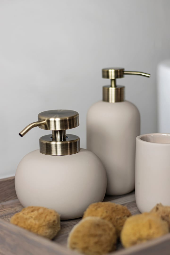 Dispensador de jabón Lotus - sand (blanco crudo) - Mette Ditmer