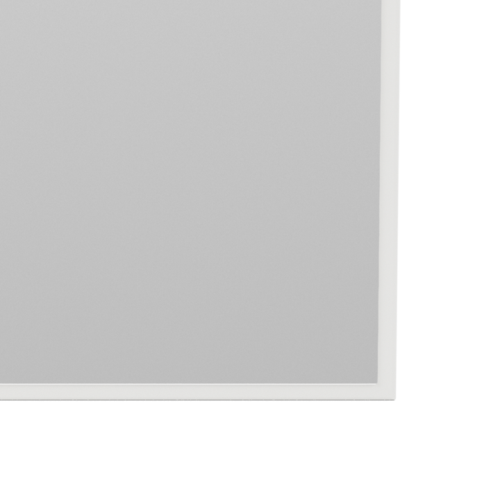 Espejo Colour Frame 46,8x46,8 cm - White - Montana