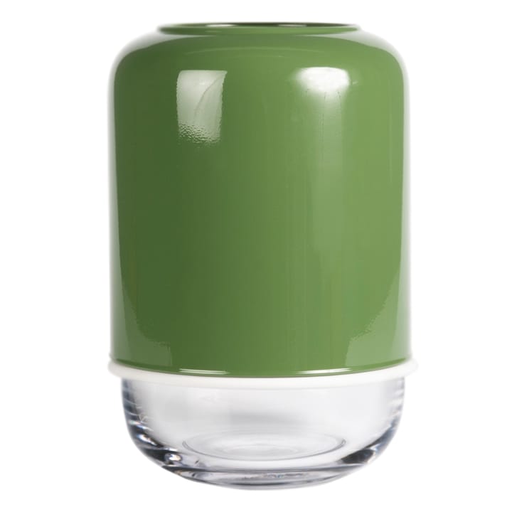 Jarrón Capsule ajustable 18-28 cm - verde-transparente - Muurla