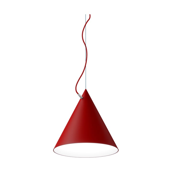 Lámpara colgante Castor 40 cm - Rojo-rojo-plata - Noon