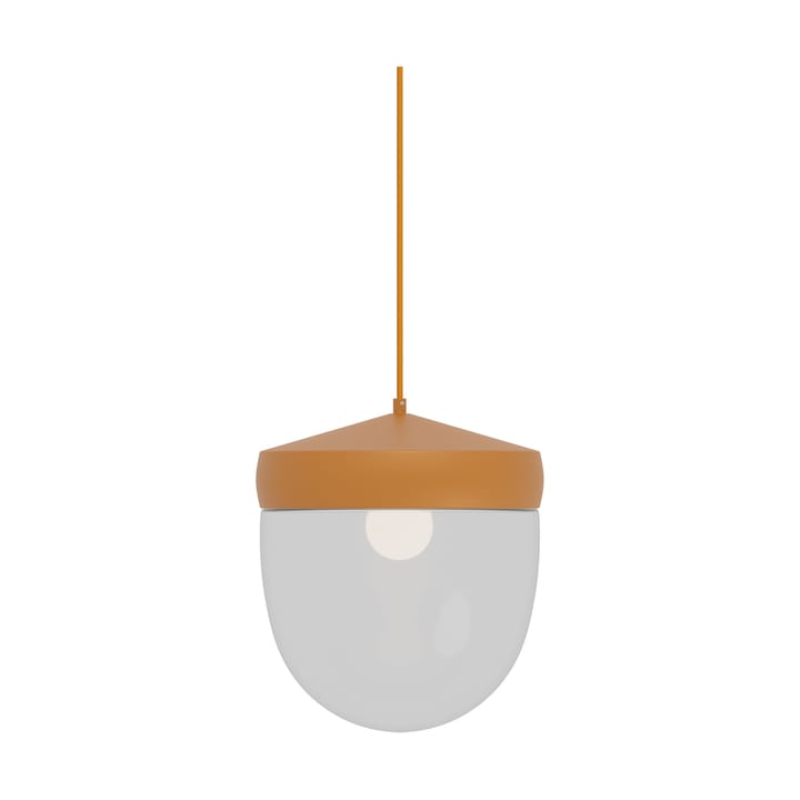 Lámpara colgante Pan transparente 30 cm - Marrón-okra - Noon