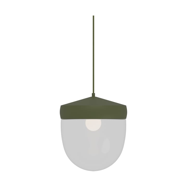 Lámpara colgante Pan transparente 30 cm - Verde militar-verde - Noon