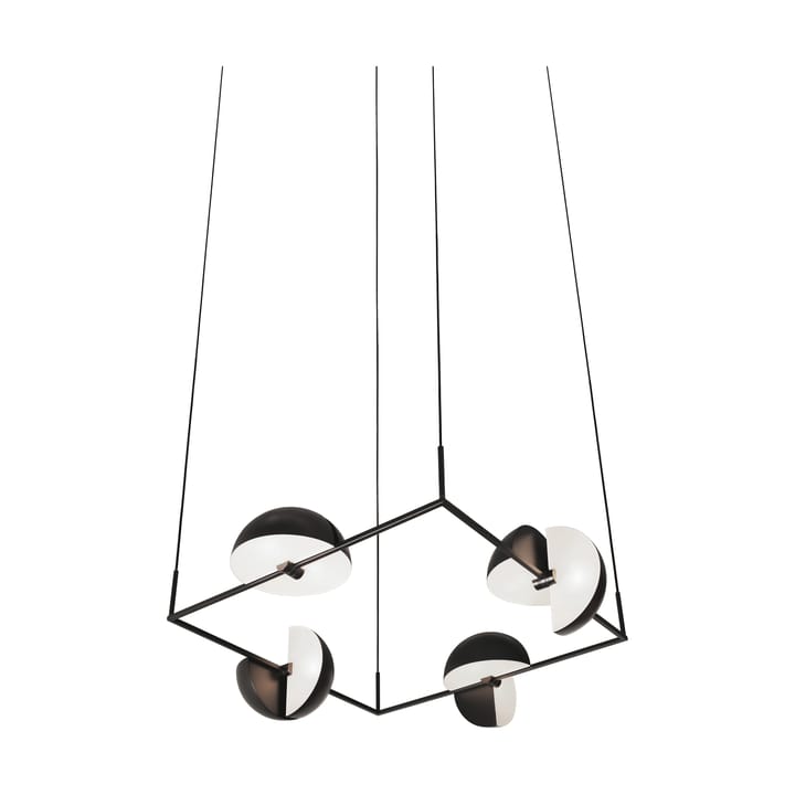 Lámpara colgante Trapeze quertette 113,5x113,5 cm - Black - Oblure