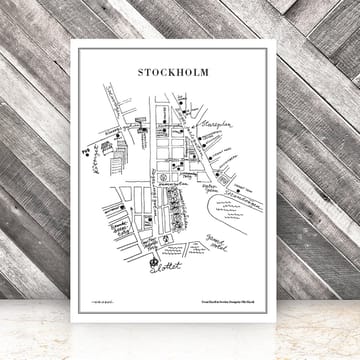 Póster Stockholm - 50 x 70 cm - Olle Eksell