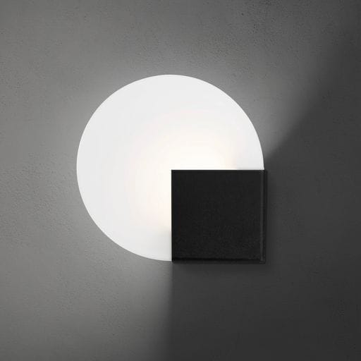 Lámpara de pared Sun Ø21 cm - Negro - Örsjö Belysning