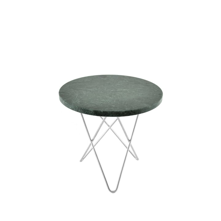 Mesa de centro Mini O Table - mármol indio, estructura de acero inoxidable - OX Denmarq