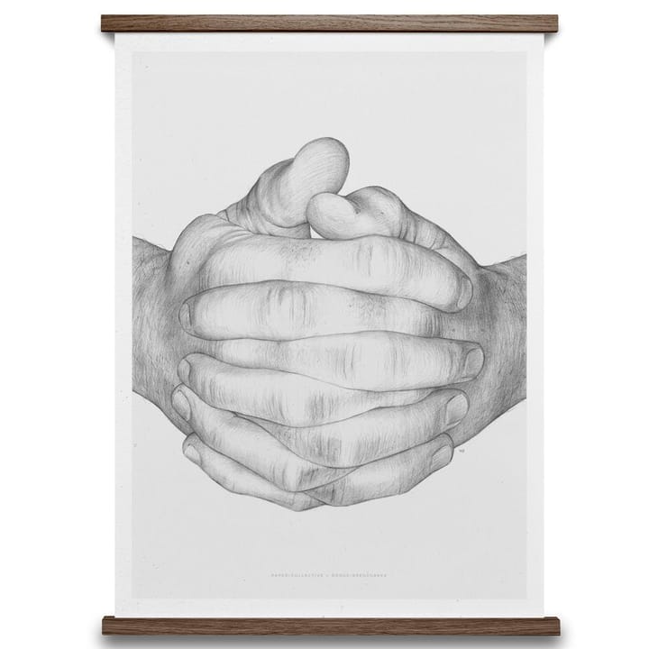 Lámina Folded Hands - 50 x 70 cm - Paper Collective