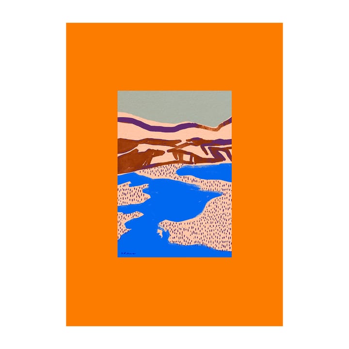 Lámina Orange Landscape - 30x40 cm - Paper Collective