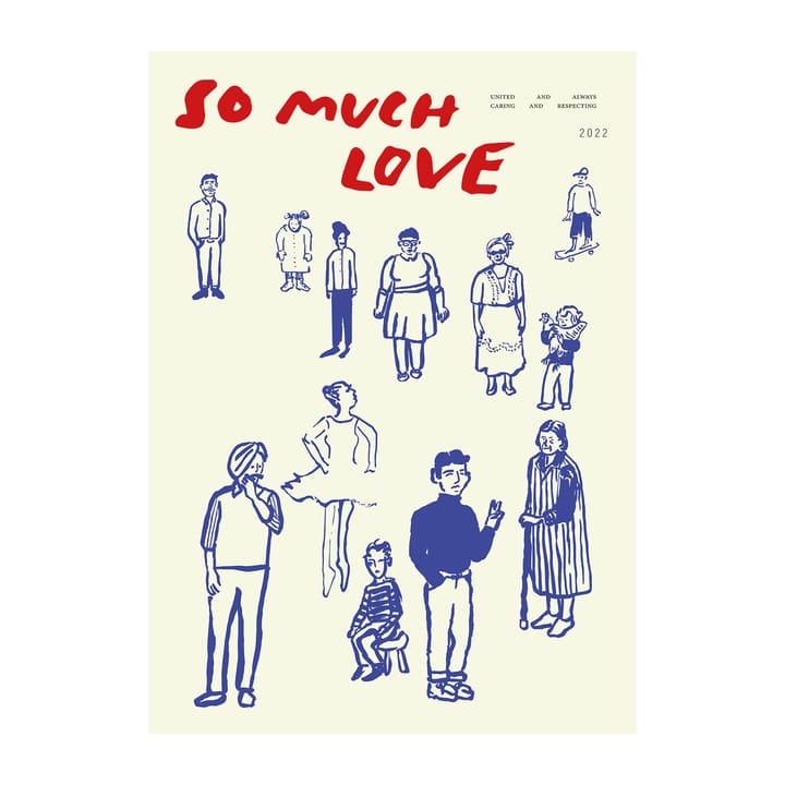 Lámina So Much Love - 30x40 cm - Paper Collective