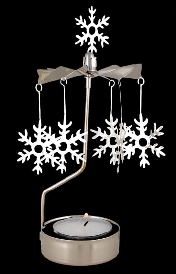 Portavelas giratorio Navidad - copo de nieve - Pluto Design