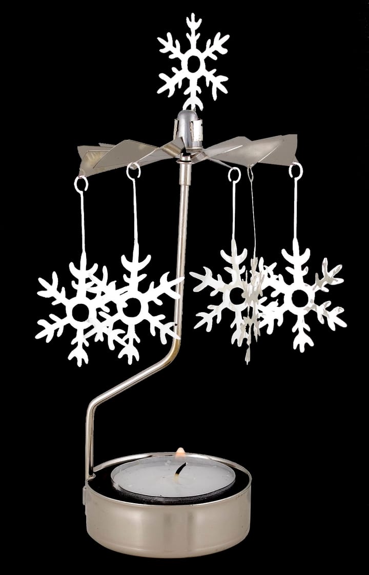 Portavelas giratorio Navidad - copo de nieve - Pluto Design