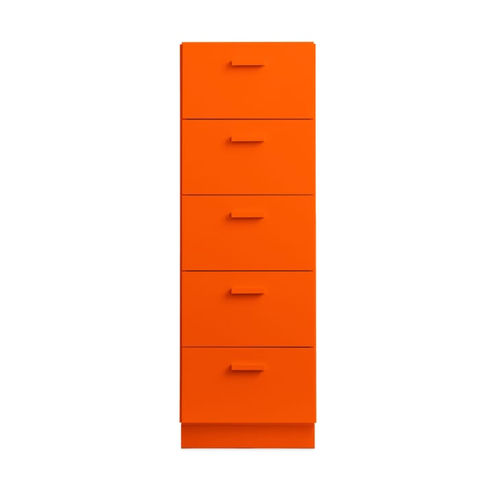 Cómoda alta con zócalo Relief 41x115 cm naranja - undefined - Relief