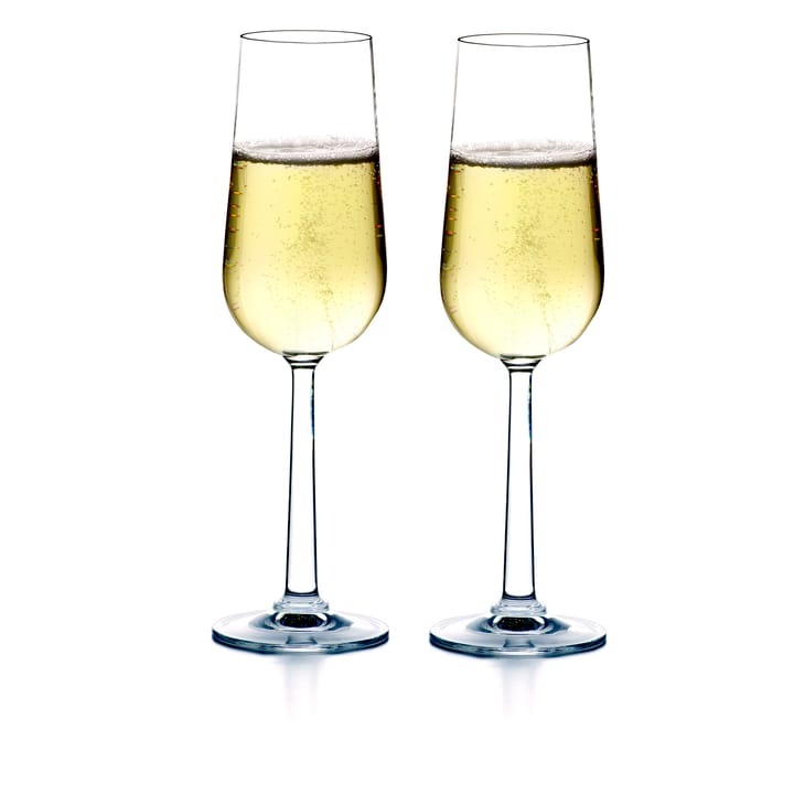 2 Copas de champán Grand Cru - transparente, set de 2 - Rosendahl