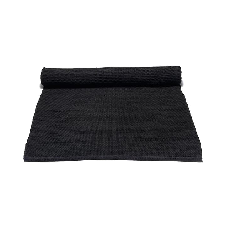 Alfombra Cotton 60x90 cm - black (negro) - Rug Solid