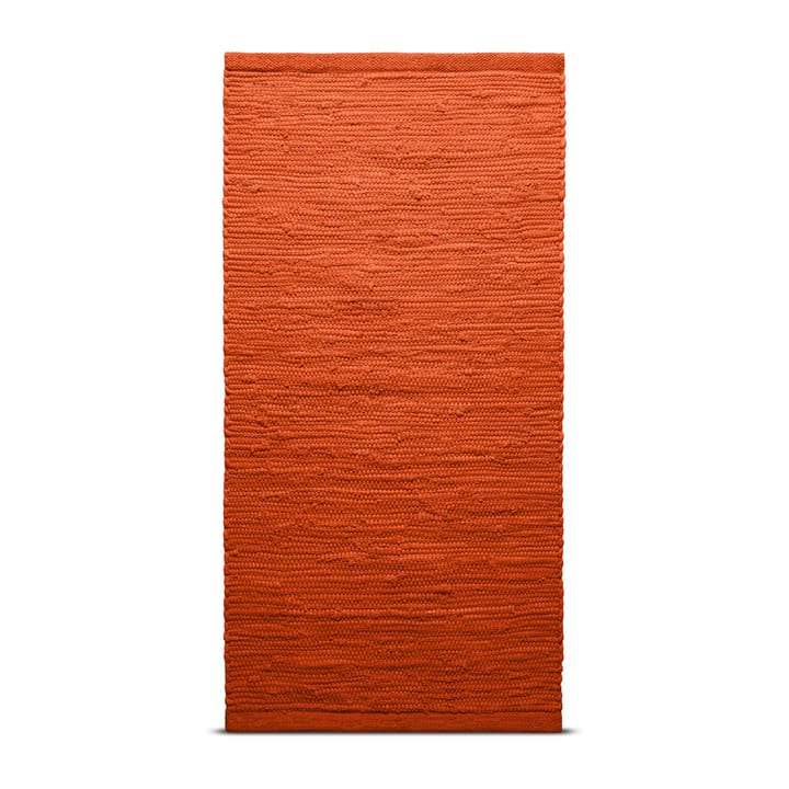 Alfombra Cotton 60x90 cm - Solar orange (naranja) - Rug Solid