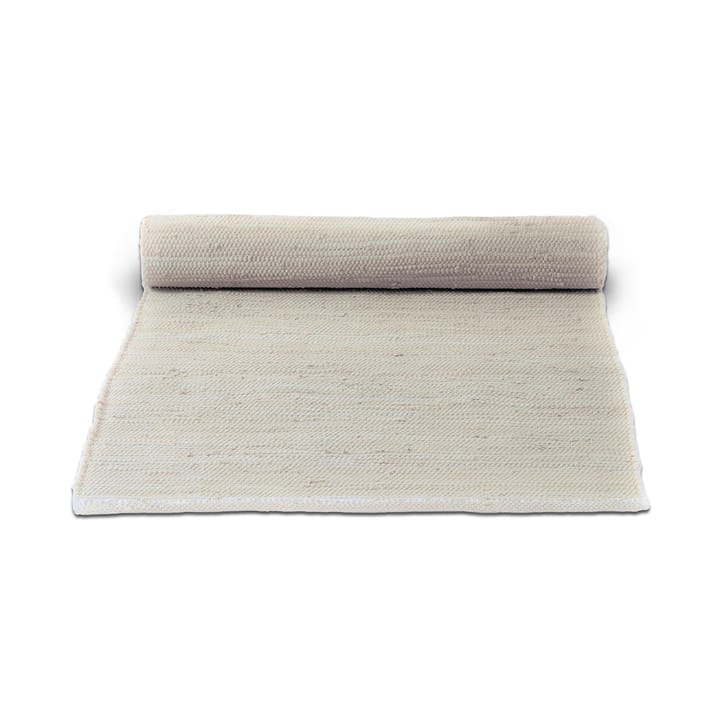 Alfombra Cotton 65x135 cm - desert white (blanco) - Rug Solid