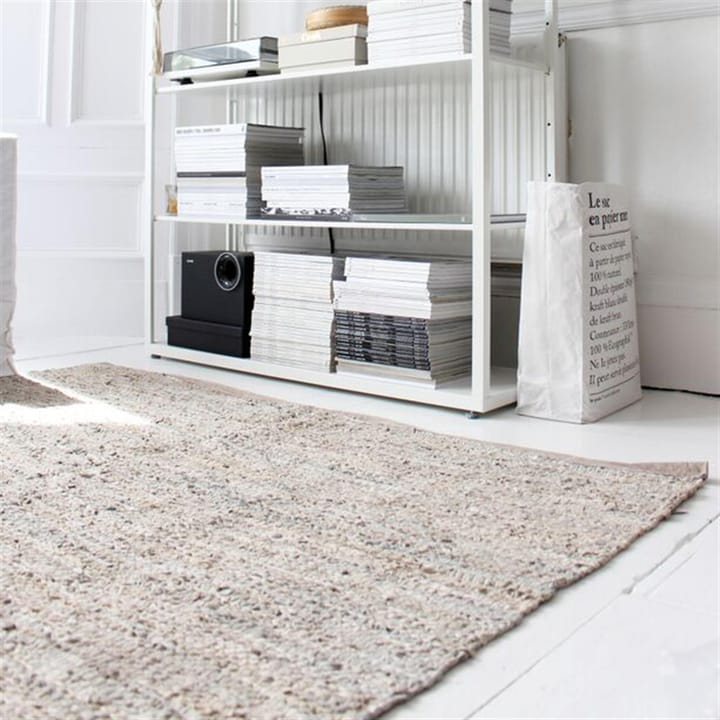 Alfombra Leather 65x135 cm - beige - Rug Solid