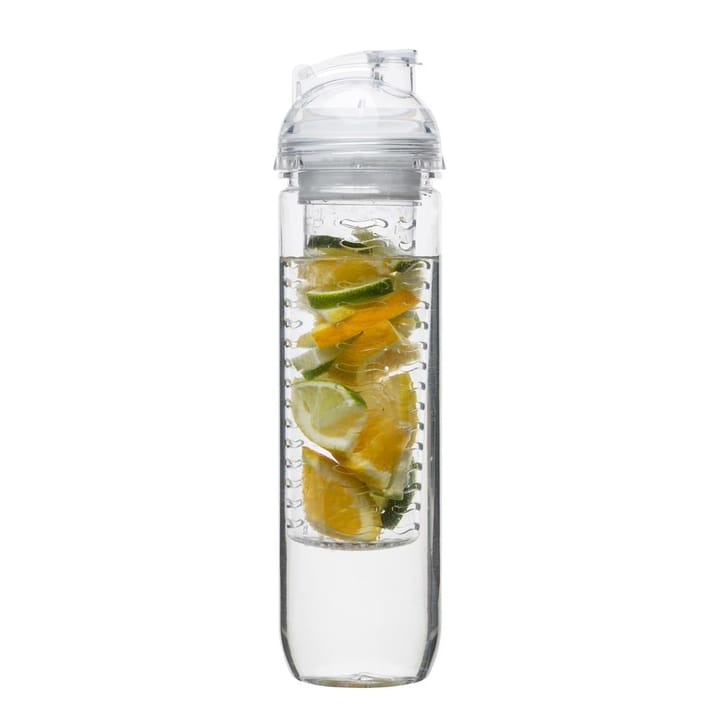 Botella con depósito fruta Fresh 80 cl - transparente - Sagaform