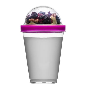 Vaso de yogur y cereales Fresh - rosa - Sagaform