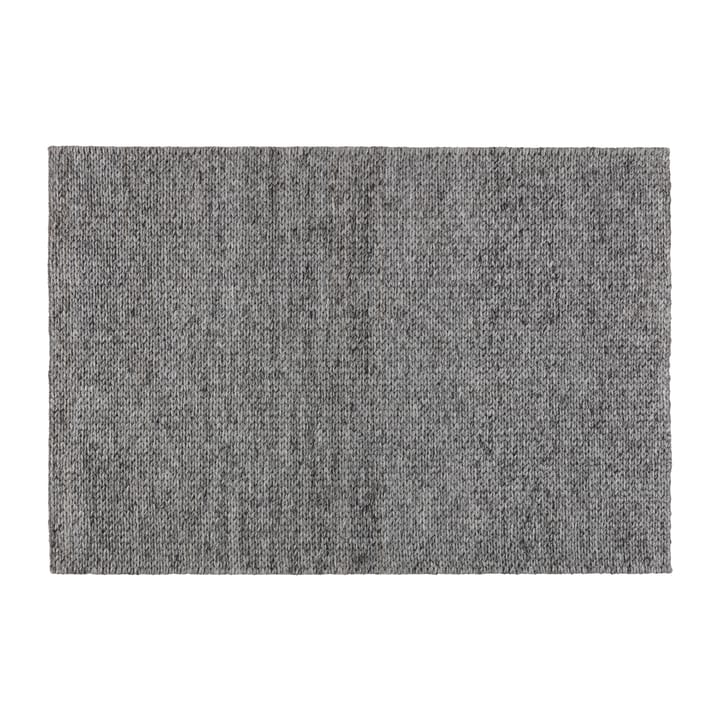 Alfombra de lana Braided gris oscuro - 200x300 cm - Scandi Living