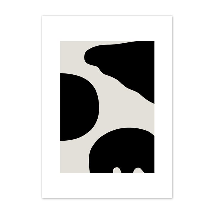 Lámina Contour gris - 50x70 cm - Scandi Living