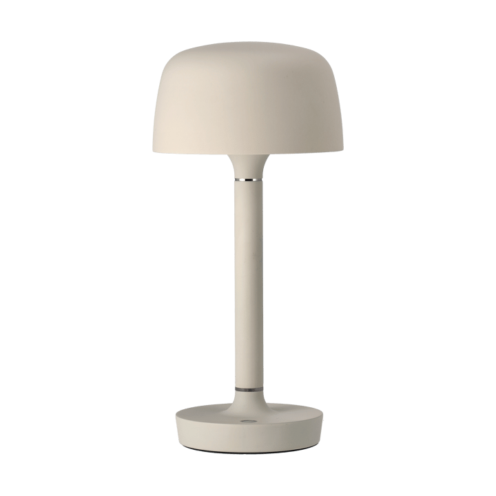 Lámpara de mesa portátil Halo 25,5 cm - Beige - Scandi Living