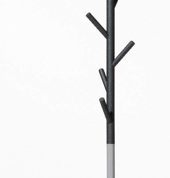 Perchero Sticks - gris oscuro-plata - SMD Design