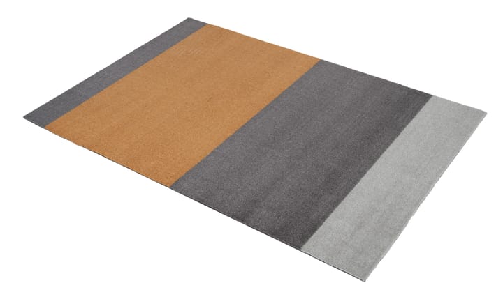 Alfombra Stripes by tica, horizontal - grey-grey-dijon, 90x130 cm - tica copenhagen