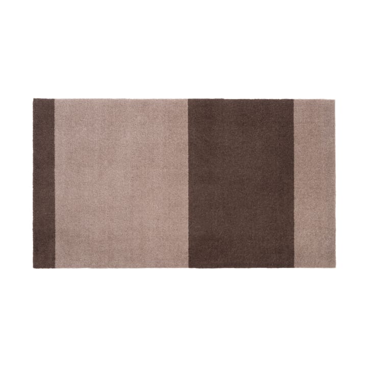 Alfombra Stripes by tica, horizontal - Sand-brown, 67x120 cm - Tica copenhagen