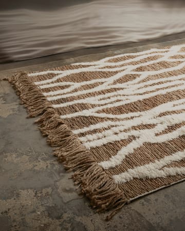 Alfombra de jute Wahl 200x300 cm - Brown-offwhite - Tinted