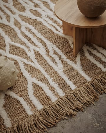 Alfombra de jute Wahl 200x300 cm - Brown-offwhite - Tinted