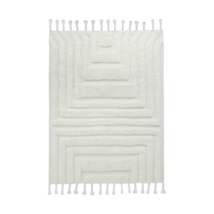 Alfombra de lana Kask 170x240 cm - Offwhite - Tinted