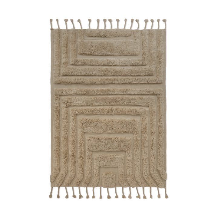 Alfombra de lana Kask 200x300 cm - Beige - Tinted