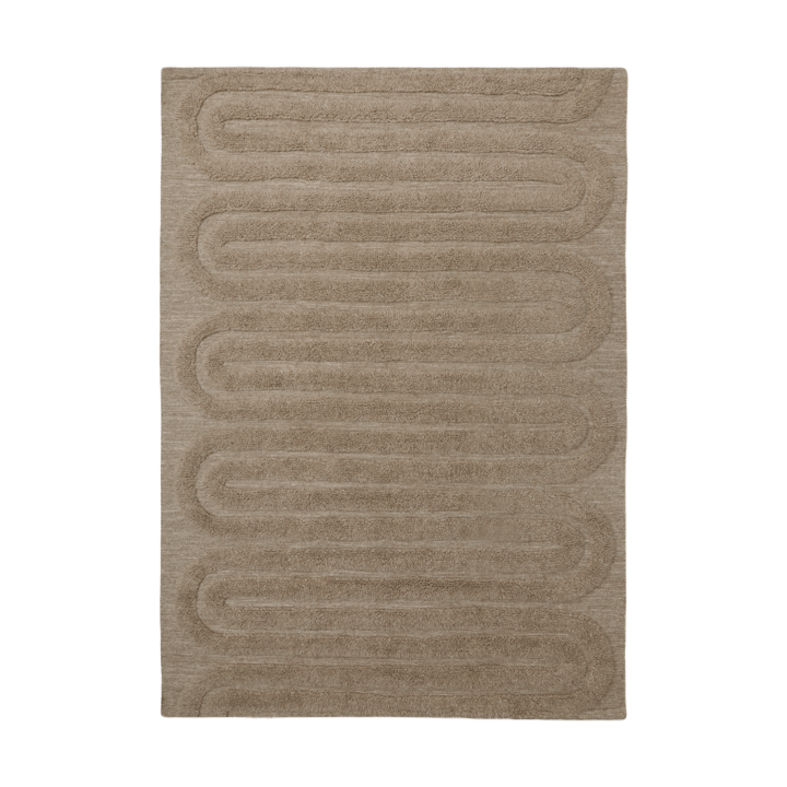 Alfombra de lana Riklund 190x290 cm - Beige-melange - Tinted