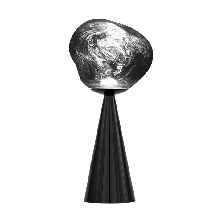 Lámpara de mesa Melt Portable LED 28,5 cm - Negro - Tom Dixon