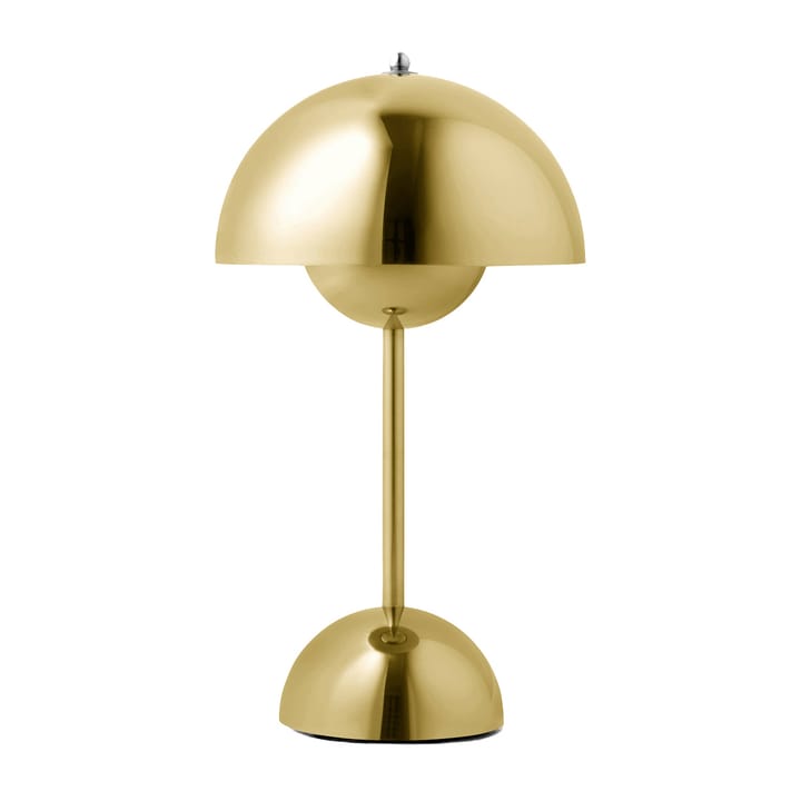 Lámpara de mesa Flowerpot portable VP9 - Brass - &Tradition