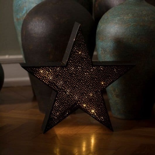 Estrella de mesa Tindra L - negro - Watt & Veke
