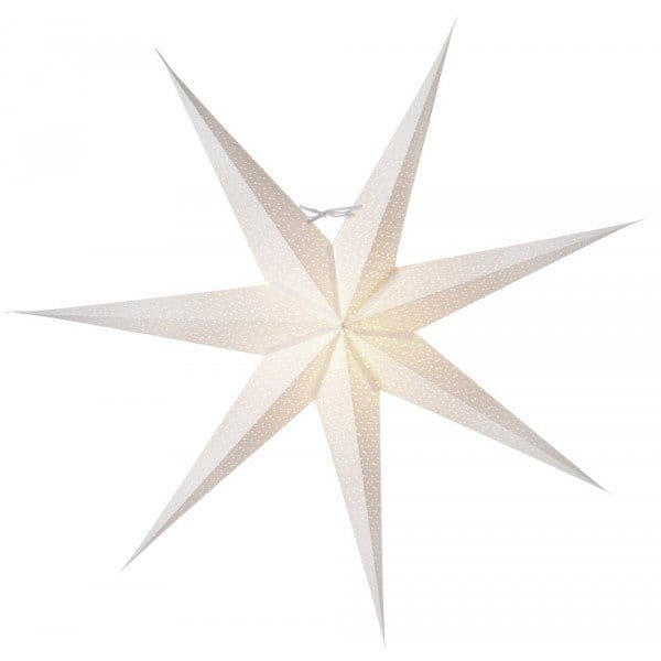 Estrella de Navidad Aino Slim, blanco - 80 cm - Watt & Veke