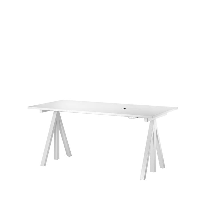 Base de escritorio Works - Blanco, ajustable en altura - Works