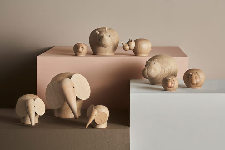 Figura de madera Hibo hipopótamo - Medium - Woud