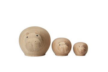 Figura de madera Hibo hipopótamo - Mini - Woud