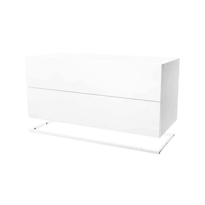 Módulo de cajón Molto 840 - Blanco, incl. marco de metal blanco - Zweed